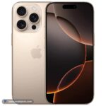 Apple IPhone 16 Pro 5G Smartphone In Desert Titanium Color