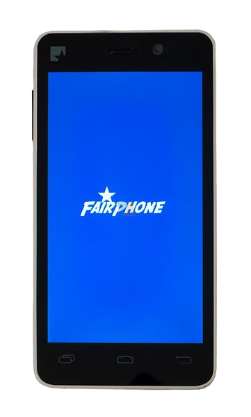 FairPhone 1 Mobile Frontview In Dark Grey Color