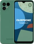 Fairphone 4 Smarphone Front And Back In Green Color